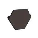 Endekappe til Radium Aluminium Hjørneprofil SMALL CORNER, plast, sort