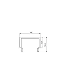 RADIUM accessories profile cover PROFIL M / COVER  SMALL medium