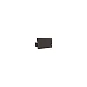 Endkappe SMALL U FLAT, sort