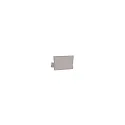 Endkappe SMALL U FLAT, hvid