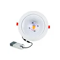 Downlight GLAN XS Ø 175MM Plug&Play stiv, CCT Switch, UGR < 19, multipower IP20, hvid 