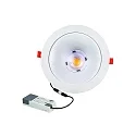 Downlight GLAN S Ø 207MM Plug&Play stiv, CCT Switch, UGR < 19, multipower IP20, hvid 