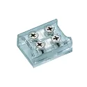 Direkte tilslutning VARDAFLEX 1CM - SCREW 2-polet, gennemsigtig