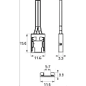 Rutec Feeder VARDAFLEX 1CM - GAPLESS 2-polet, gennemsigtig