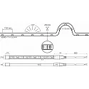 Rutec Fuldt silikoniseret LED-strip VARDAFLEX ECO AC - 50M / 1.7CM omskiftelig hvid