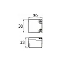 Rutec Endkappe VARDAFLEX ECO AC IP65, hvid