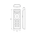Rutec Radio hand transmitter, 5-channel, RGB+W+WW, for RU-80464, dynamic, IP20