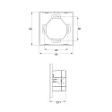 Rutec DMX controller DMX TOUCHPANEL / 4 ZONE SINGLE COLOUR