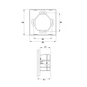 Rutec berøringsdæmper AC-FUNK TOUCHPANEL RGBW RGBW