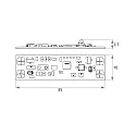 Rutec dæmpermodul VARDAFLEX ALU-CV PROXI MONO 1 kanal