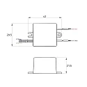 Rutec konverter 700MA / 2.1-3.5W konstant strøm, omskiftelig