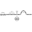 Rutec Fuldt silikoniseret LED-strip VARDAFLEX QUANTUM PLUS IP65 - 1.18CM hvid
