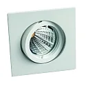 Indbygningslampe QUADRO svingbar IP20, hvid mat