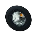 Downlight MR16 rund, stiv IP20, sort mat