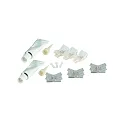 Connector set for VARDAflex LED-Strips, Push, unicolour, 8mm, IP67