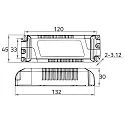 Rutec Projekt LED panel 620X620MM UGR < 19, on/off, 40W 4800lm 4000K 120° CRI >80