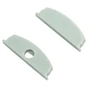 Endkappe BENDABLE FUP18/6B med mulighed for indfødning, aluminium