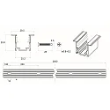 Rutec Projekt Profil i kraveform VARDAFLEX NEON SVQ/TVQ - 2M, aluminium