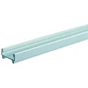 U-profil FLAT 23/12 - 2M flad, aluminium anodiseret