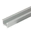 Profil i kraveform FLAT 23/12K - 2M dybt, aluminium anodiseret