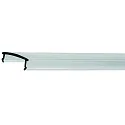 accessories profile cover PFH405/8 / PFH415/8 / PFH425 / PFH435 / PFH455 - CLEAR 2M slightly arched, transparent 200cm