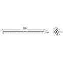 Lysstrimmel VARDAFLEX NINQE PLUS - FRIDGE&FREEZER - 325MM stiv, omskiftelig IP54, hvid  3W 364lm 5800K 120° CRI >80 32.5cm