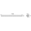 Rutec Projekt Lysstrimmel VARDAFLEX NINQE PLUS - FRIDGE&FREEZER - 1180MM stiv, omskiftelig IP54, hvid  12W 1364lm 5800K 120° CRI >80 118cm