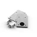 Endkappe VARDAFLEX PLATIN INGROUND 3D (RUP-PGF910), rustfrit stål