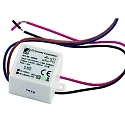 LED driver 350MA / 3-8V DC / 1.1-2.4W konstant strøm, omskiftelig, hvid