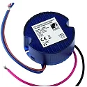 LED driver 350MA / 8-12W rund, med åbent kabel, konstant strøm, dæmpbar, blå