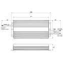 Rutec Projekt LED driver 600W ACTIVE PFC voltage constant, switchable, aluminium