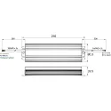Rutec Projekt LED driver 24V / 120W / PHASE konstant spænding, dæmpbar, aluminium