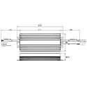 Rutec Projekt DALI dæmper DALI-2 DT6 24VDC 400W SINGLE COULOUR med åbent kabel, 1 kanal, aluminium