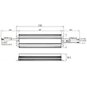 Rutec Projekt DALI dæmper DALI-2 DT6 24VDC 100W SINGLE COULOUR med åbent kabel, 1 kanal, aluminium