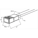 Rutec Projekt Endkappe VARDAFLEX RGB(W) INTELLIGENCE RGB, RGBW, hvid