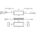 Rutec Projekt LED driver 186-277V AC/DC / 24V / 150W voltage constant, switchable, aluminium
