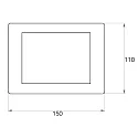Rutec Projekt Berøringspanel LCD RGB DMX TOUCHSCREEN indbygget version, RGB, 5 kanal
