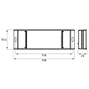 Rutec Projekt Dæmper DMX 512 ACTOR / 350MA / 960W / 5 COLOUR 4 kanal, kan styres via DMX, blå