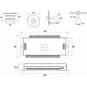Rutec Projekt controller PIR SENSOR STAIR LIGHT CONTROLLER ES32 med sensor, programmerbar