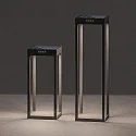 SIGOR battery solar lamp RADIA MINI with sensor IP65, graphite grey