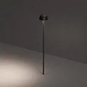 genopladelig solcellelampe SUNDRESS med sensor IP65, grafit grå
