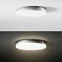 SIGOR LED Loftlampe CIRCEL, Ø27cm / højde 4.3cm, IP20, dæmpbar version, 29W 3000K 1950lm, hvid