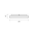 SIGOR LED Loftlampe CIRCEL, Ø27cm / højde 4.3cm, IP20, dæmpbar version, 29W 3000K 1950lm, hvid