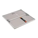 SIGOR LED Overflademontering panel FLED til VDU-arbejdsstationer (BAP), 230V, 62 x 62 x 2.7cm, UGR<19, 40W 3000K 3200lm 120°, hvid