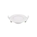 Indbygningslampe FLED DOWNLIGHT SLIM CCT Switch, med diffuser IP20, hvid  6W 310lm 3000 / 4000 / 5000K 120° 120° CRI 90