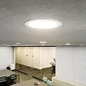 SIGOR Indbygningslampe FLED DOWNLIGHT SLIM CCT Switch, med diffuser IP20, hvid  18W 1300lm 3000 / 4000 / 5000K 120° 120° CRI 90