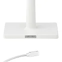 SIGOR Batteri bordlampe NUINDIE CHARGE firkantet, dæmpbar, med Qi-opladningsfunktion IP54, hvid dæmpbar