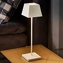 SIGOR battery table lamp NUINDIE square, CCT Switch, dimmable IP54, snow white dimmable