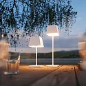 SIGOR battery table lamp NUINDIE square, CCT Switch, dimmable IP54, snow white dimmable