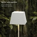 SIGOR battery table lamp NUINDIE square, CCT Switch, dimmable IP54, snow white dimmable